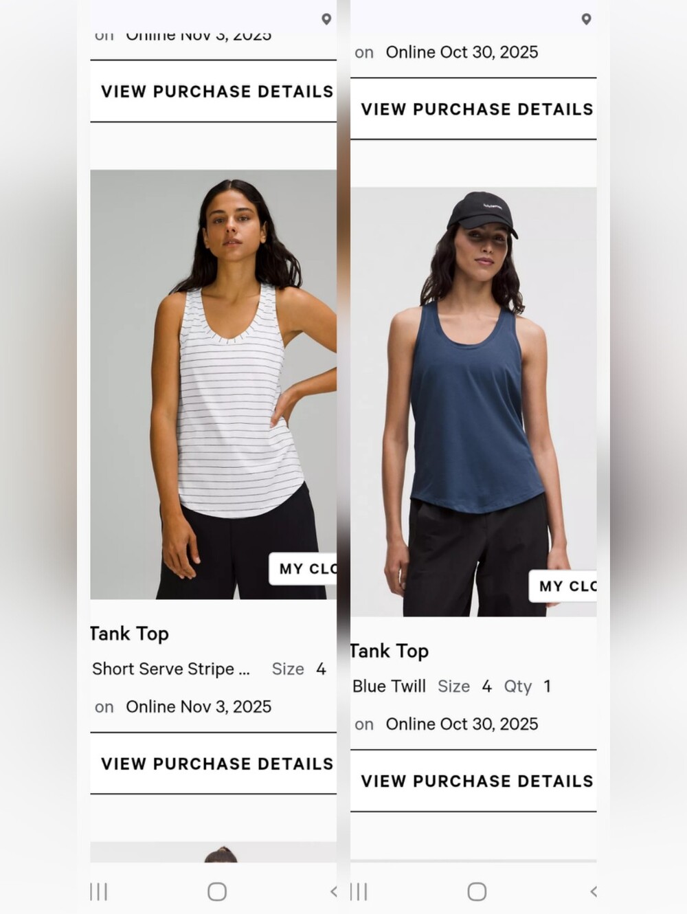 like new lululemon Lot Set of 2 Love Tank Tops